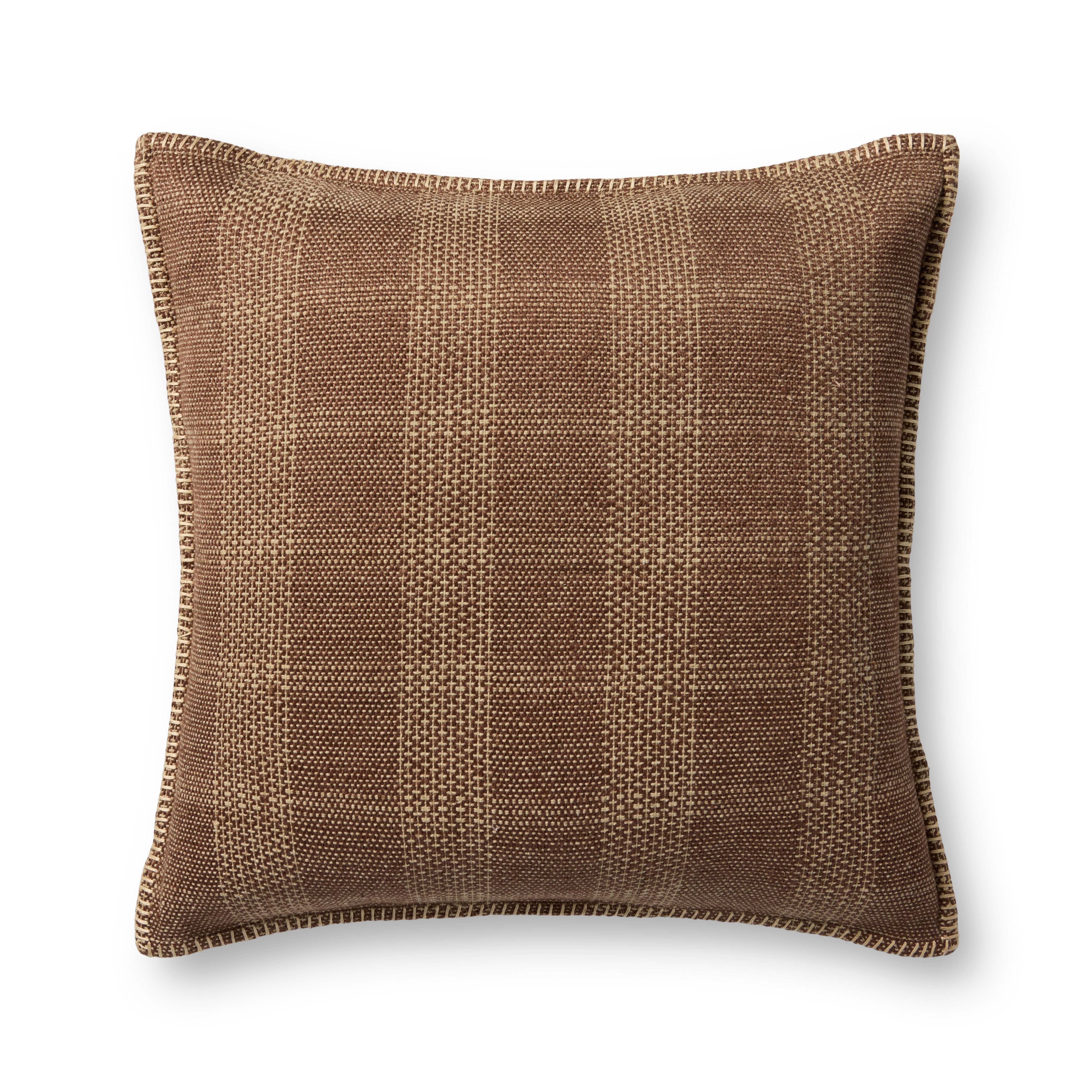 Loloi Brown Pillow large image 