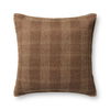 Loloi Brown Pillow thumbnail 0