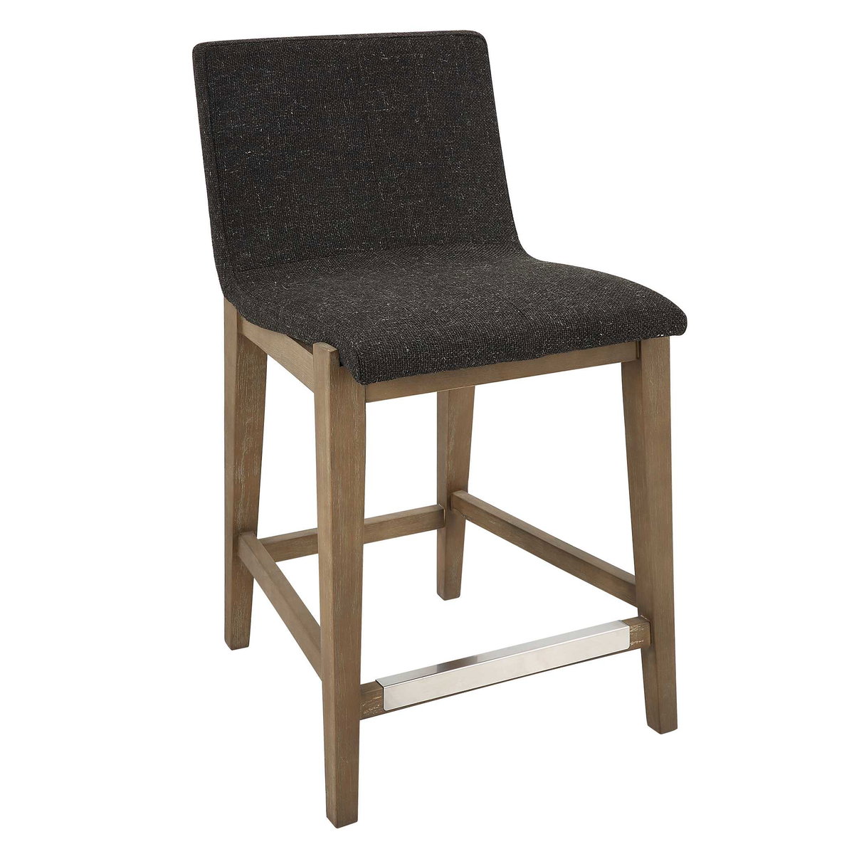Klemens Chocolate Counter Stool, Counter & Bar Stool by Uttermost, 20" width x 38.5" height x 23" depth View 5