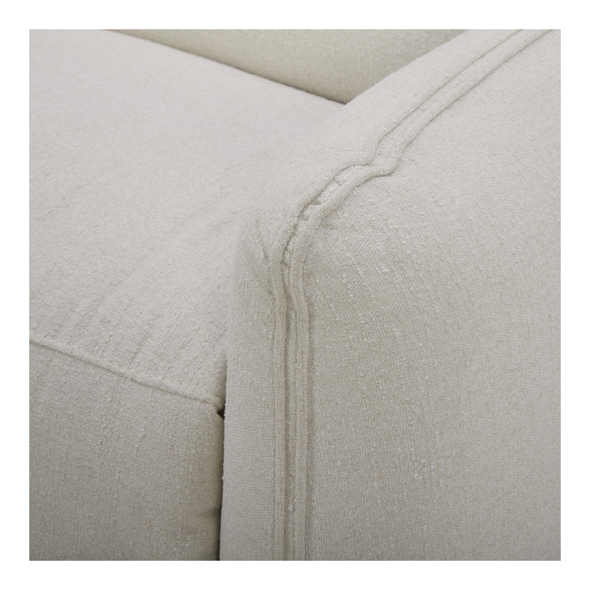 Eli Power Recliner Chair Warm White, Accent Chair by Moe's Home, 41.5" width x 30" height x 43" depth View 6