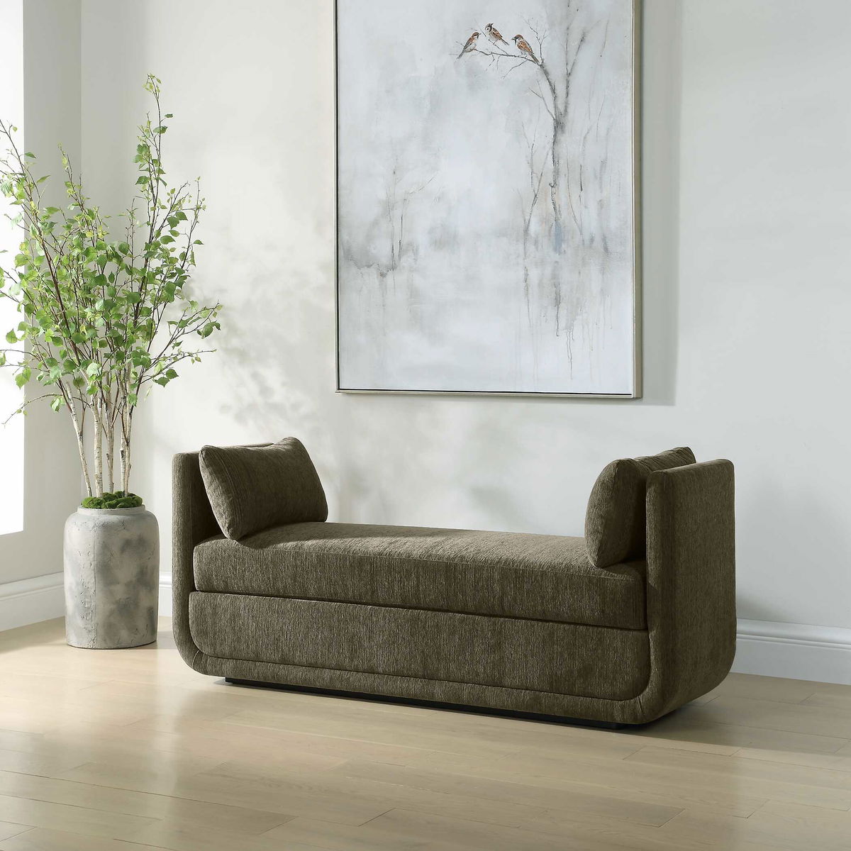 Abound Oversized Herb Bench, Benche by Uttermost, 60" width x 26.5" height x 19" depth View 3