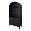 Wilde Display Cabinet Black Oak, Cabinets & Sideboard by Moe's Home, 37.5" width x 79" height x 16.5" depth thumbnail 2