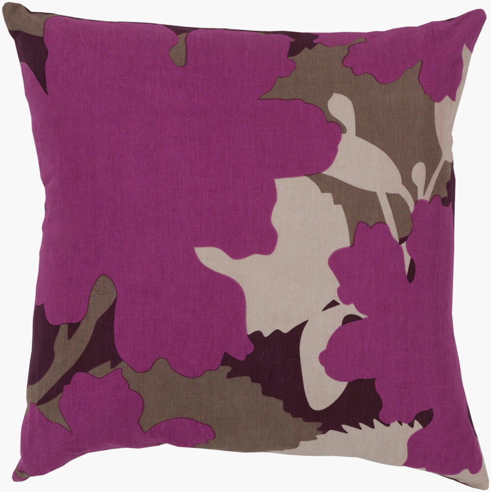 Organic Modern Accent Pillow, Decorative Pillow by Surya, 18" length x 18" width