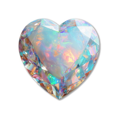 Opalescent Heart (No Embellishment)