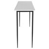 Nightfall White Marble Console Table thumbnail 5