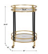 Dolly Round Bar Cart thumbnail 2