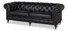 Castered Chesterfield Sofa,Onyx Black thumbnail 0