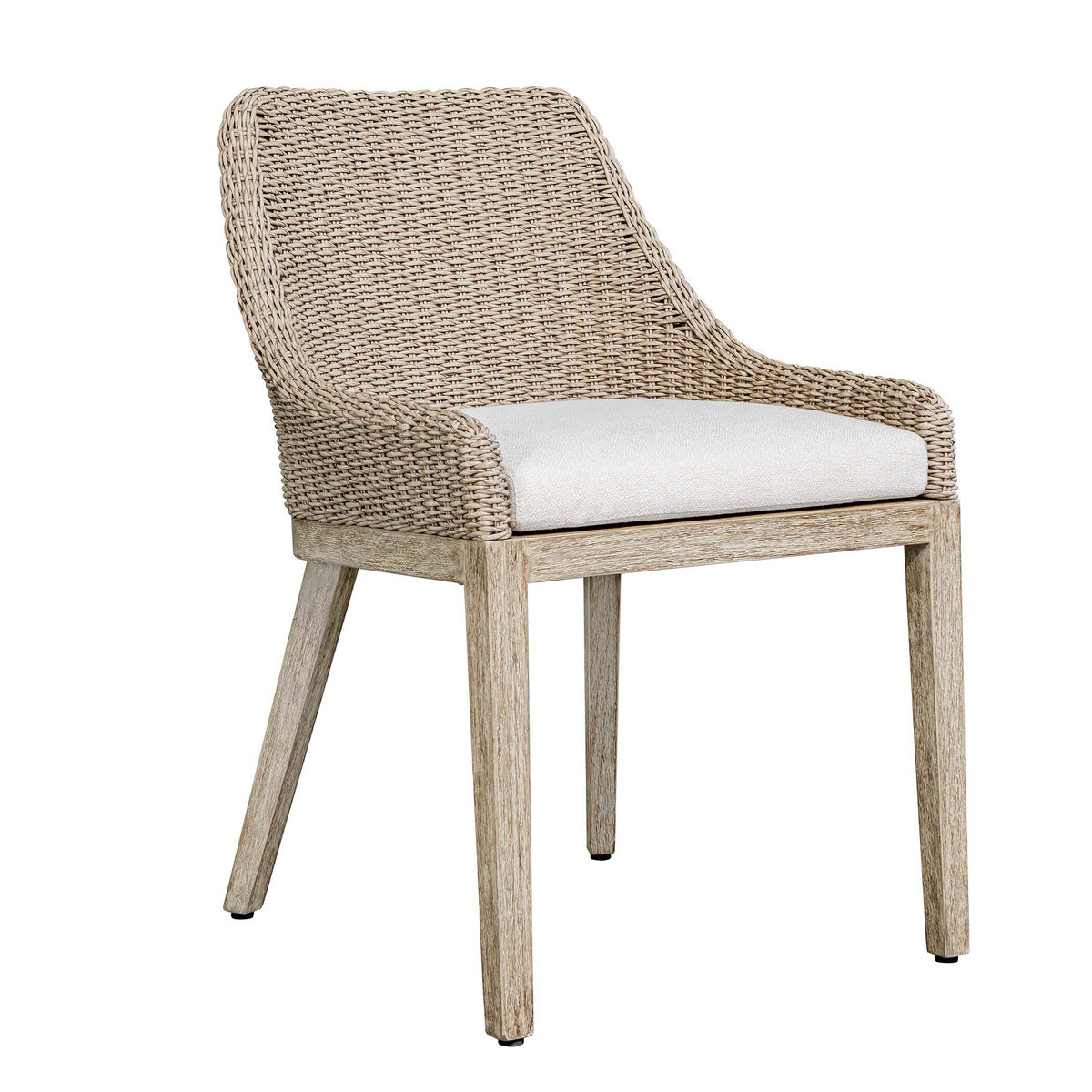 Paloma Outdoor Wicker Dining Chair, Outdoor Chair by Uttermost, 1'9.2" width x 2'8.2" height x 2'0.4" depth View 8