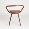 All Leather Chair, Seating by Global Views, 29" length x 18" width x 30.75" height thumbnail 3