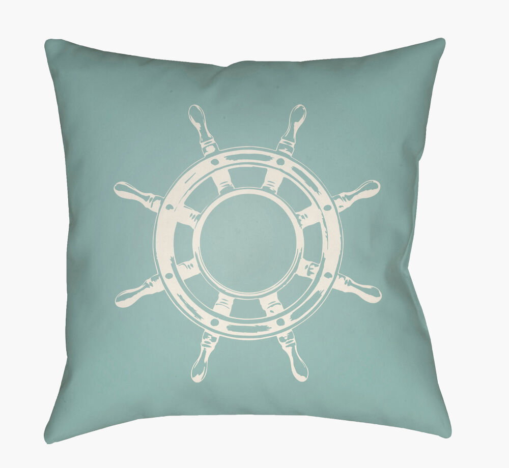 Nautical II Accent Pillow, Decorative Pillow by Surya, 18" length x 18" width