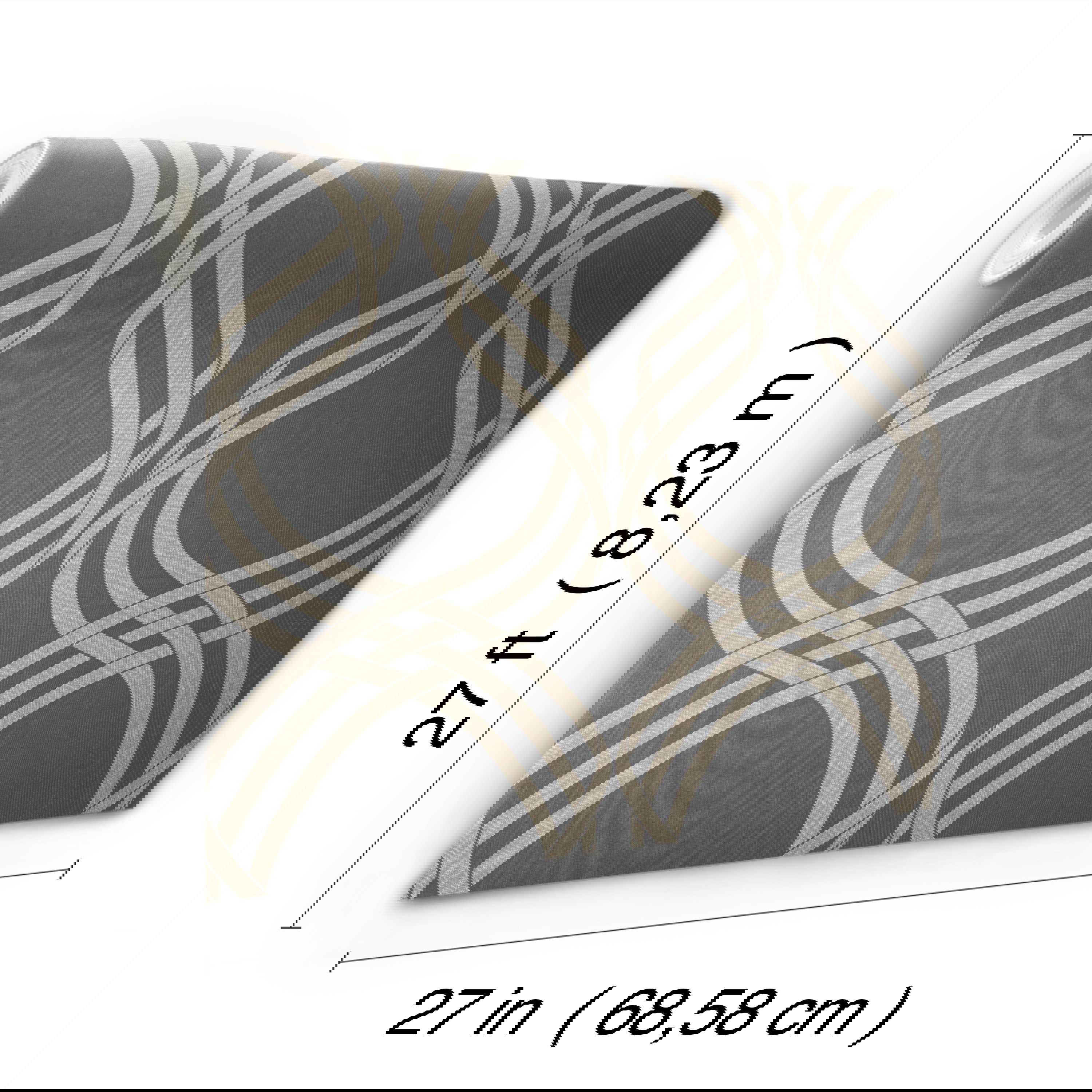 Dante Ribbon Charcoal Metallic Wallpaper large image 
