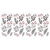 Holly Berries & Twigs Wall Decals, by York Wall, 1'4.8" length x 9" width x 1.28" depth thumbnail