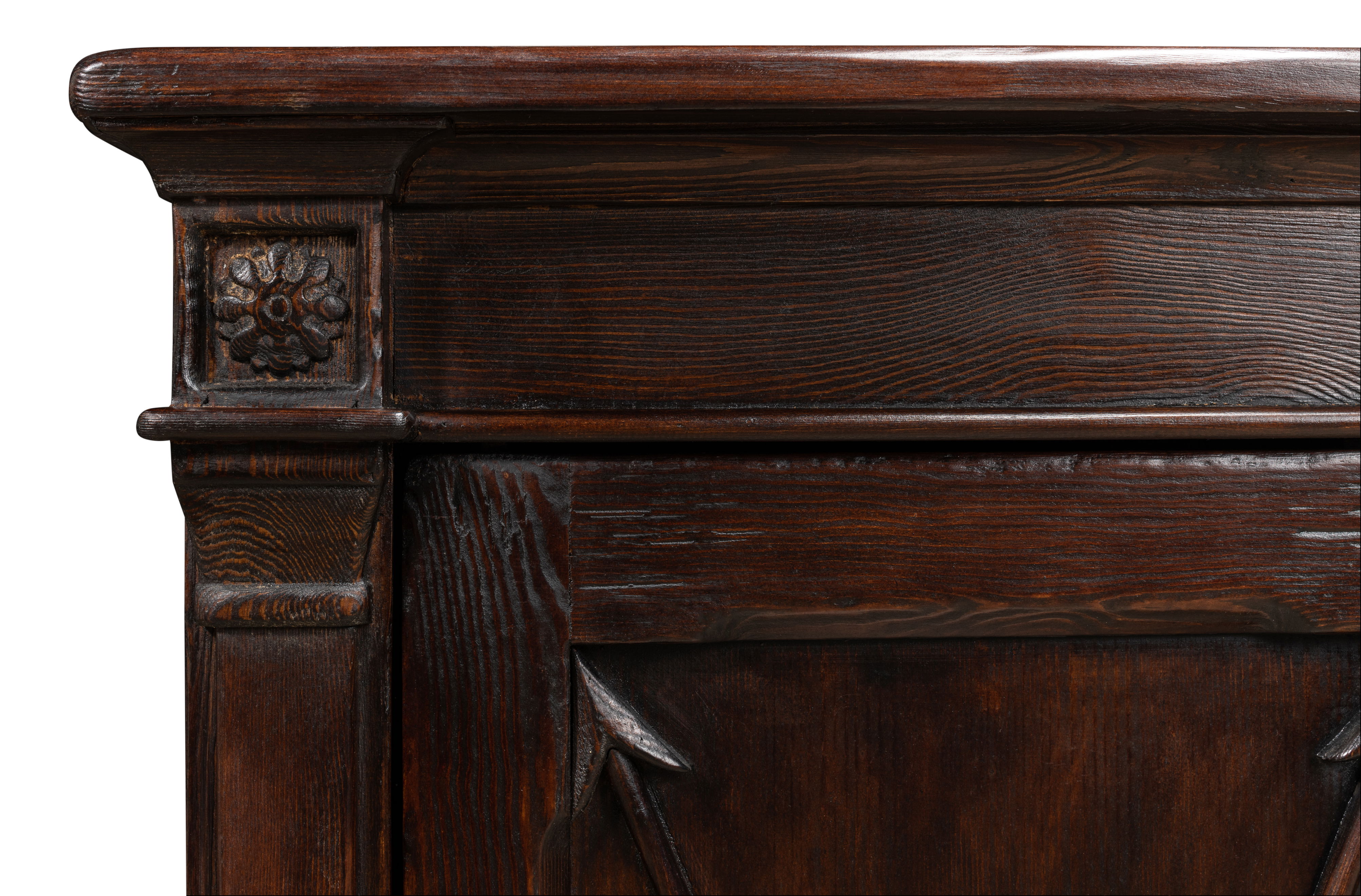 Marksman Sideboard  Dark Brown large image 