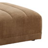 Magda Ottoman Brown, by Dovetail, 35.75" width x 17" height x 36.25" depth thumbnail 3