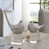Better Together Bird Sculptures Set/2, Figurines & Statue by Uttermost, 3.87" width x 10.5" height x 7" depth thumbnail 3