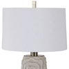 Zade Warm Gray Table Lamp, by Uttermost, 18" width x 33" height x 18" depth thumbnail 6