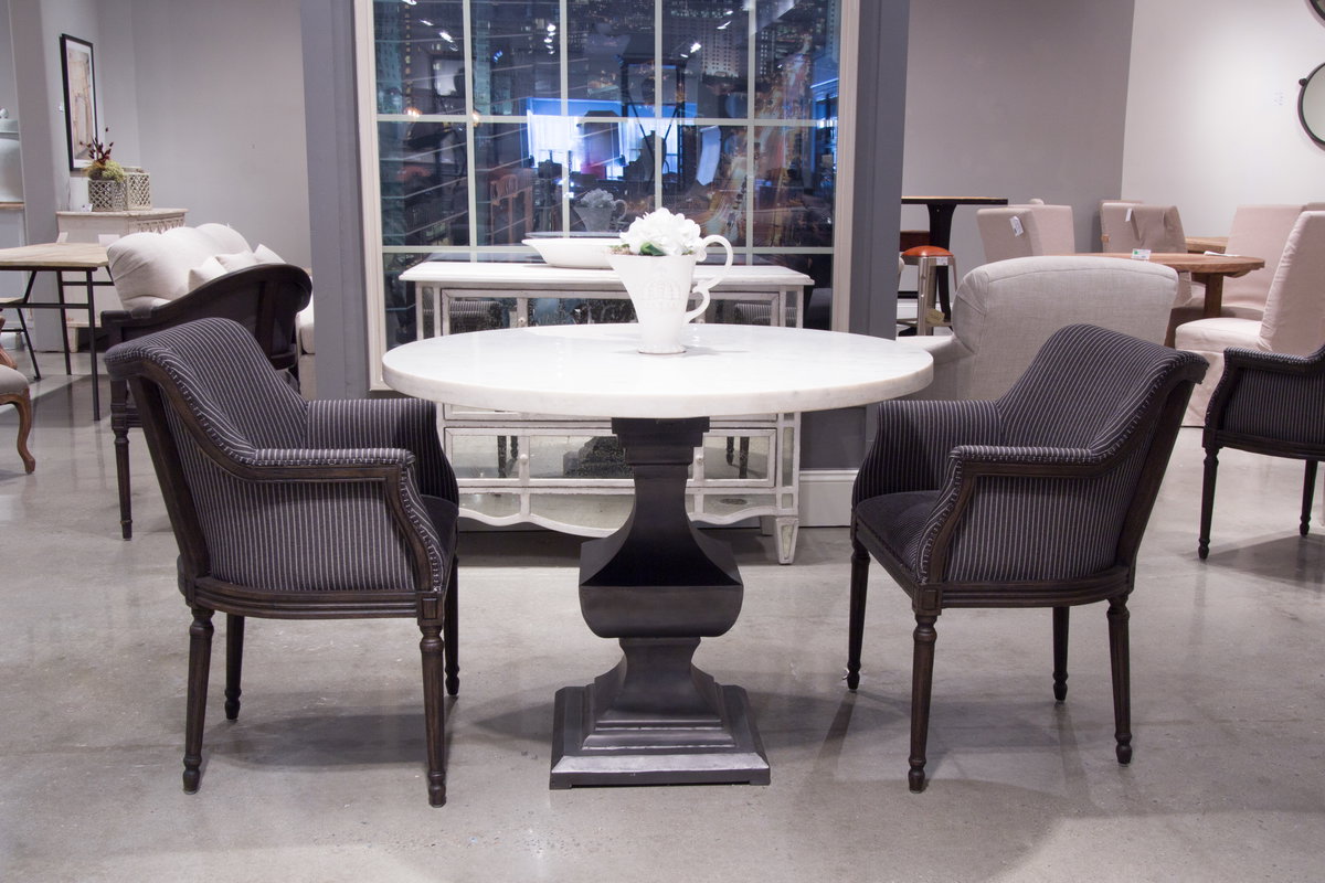 Haviland Dining Table, by Sarreid, 3'4" length x 3'4" width x 2'7" height View 13