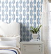 Broadsands Botanica Blue Wallpaper, by York Wall, 33' length x 1'8.5" width x 0.02" depth thumbnail 3