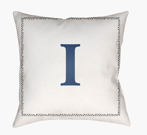 Initials Accent Pillow