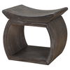 Connor Walnut Accent Stool thumbnail 4