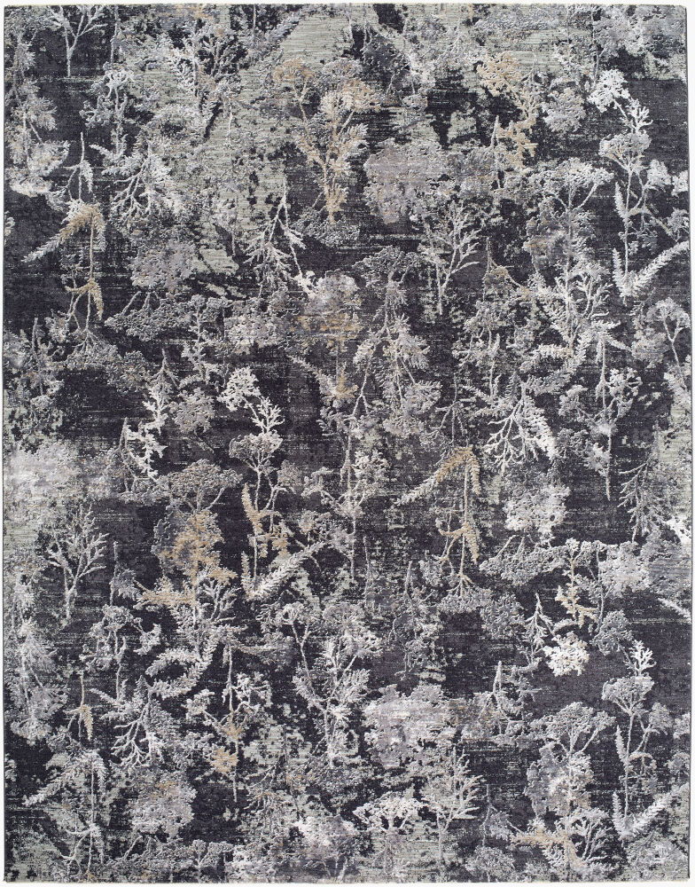 Gakko Machine Woven Rug, by Surya, 7'4.58" length x 4'11.84" width