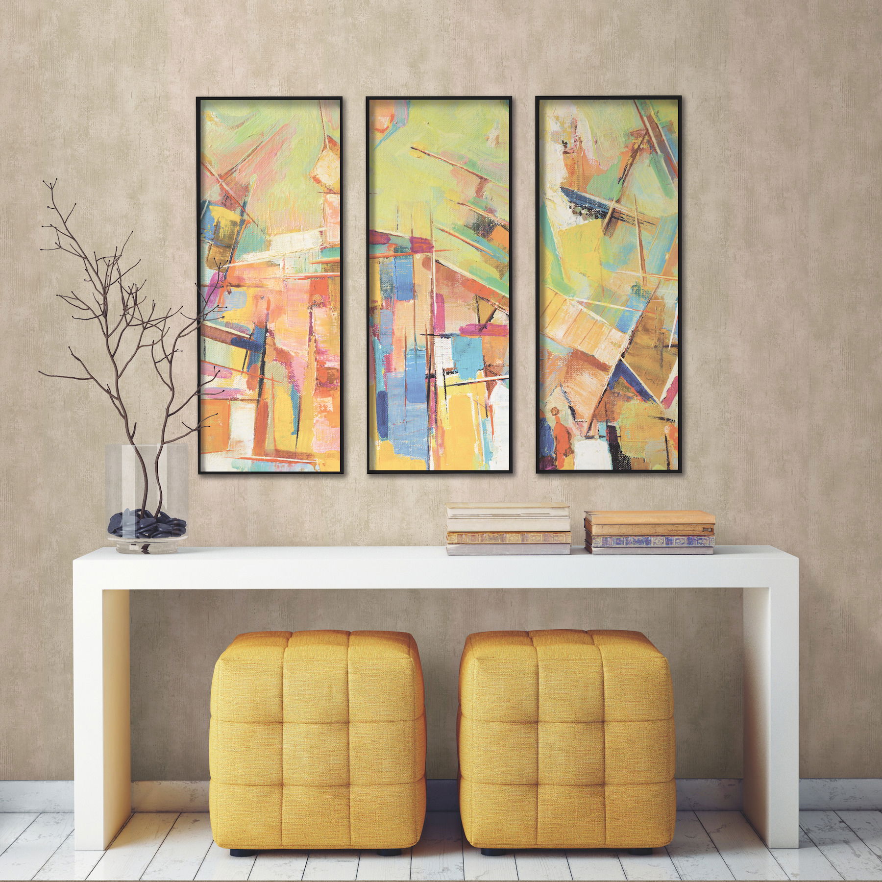 Edifice Beige Wallpaper large image 