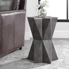 Capella Gray Accent Table, Side & End Table by Uttermost, 16" width x 22" height x 16" depth thumbnail 7