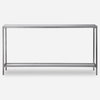 Hayley Silver Console Table, by Uttermost, 60" width x 31" height x 10" depth thumbnail 1