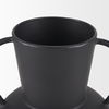 Tasya Small Matte Black Metal Vase thumbnail 6