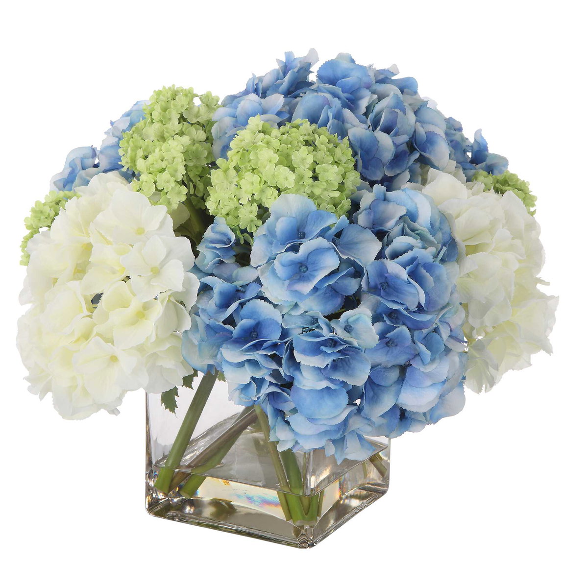 Providence Hydrangea Bouquet, Artificial Plants & Flower by Uttermost, 16.25" width x 13.62" height x 16.25" depth View 3