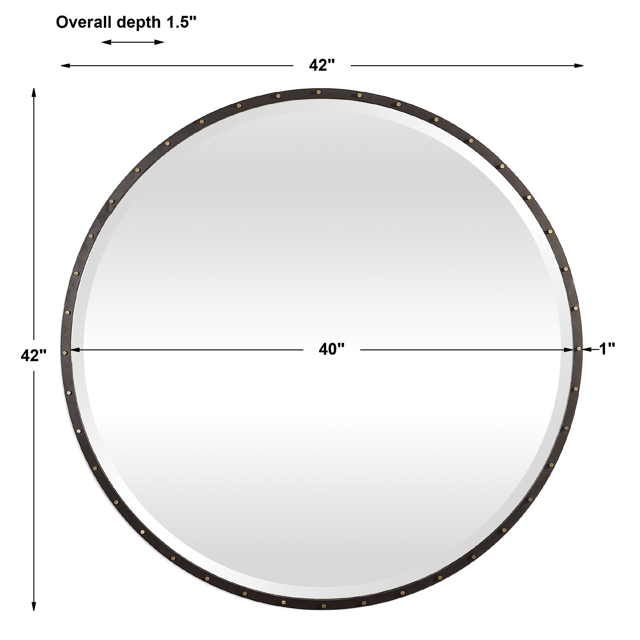 Benedo Round Mirror large image 