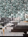 Arch Architectural Blue Grey Peel & Stick Wallpaper thumbnail 1