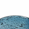 Caspian I Tall Blue Glass Antiqued Brass Bottom Vase thumbnail 4