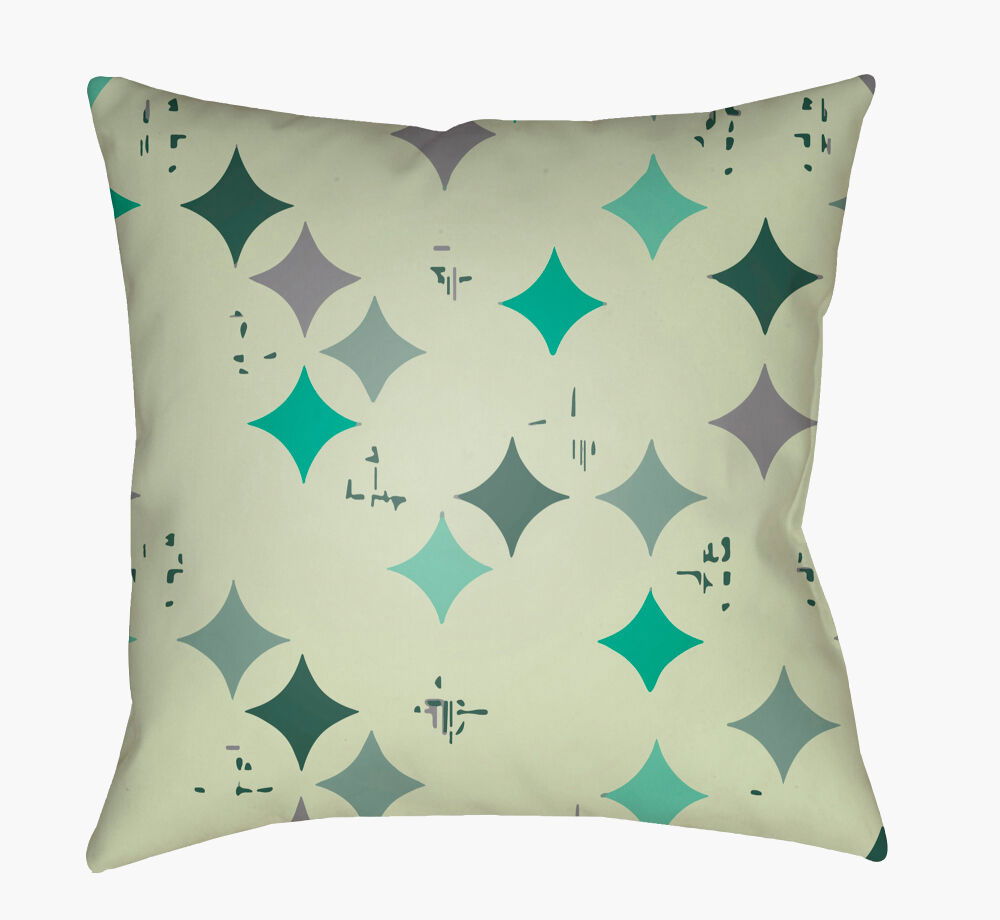 Moderne Accent Pillow, Decorative Pillow by Surya, 18" length x 18" width