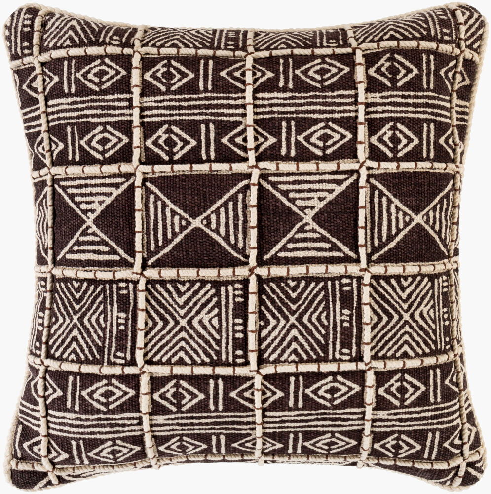Binga Accent Pillow, Decorative Pillow by Surya, 20" length x 20" width