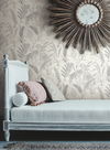 Fernwater Cranes Black & Grey Wallpaper thumbnail 2