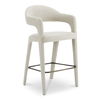 Martens Bar Stool Beige, Counter & Bar Stool by Moe's Home, 23.6" width x 42.9" height x 23.3" depth thumbnail 2