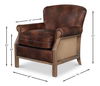 Benjamin Chair, Seating by Sarreid, 28" length x 31" width x 31" height thumbnail 13