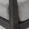 Brunei Modern Gray Accent Chair, by Uttermost, 28.25" width x 33.5" height x 32.5" depth thumbnail 7