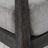 Brunei Modern Gray Accent Chair thumbnail 6