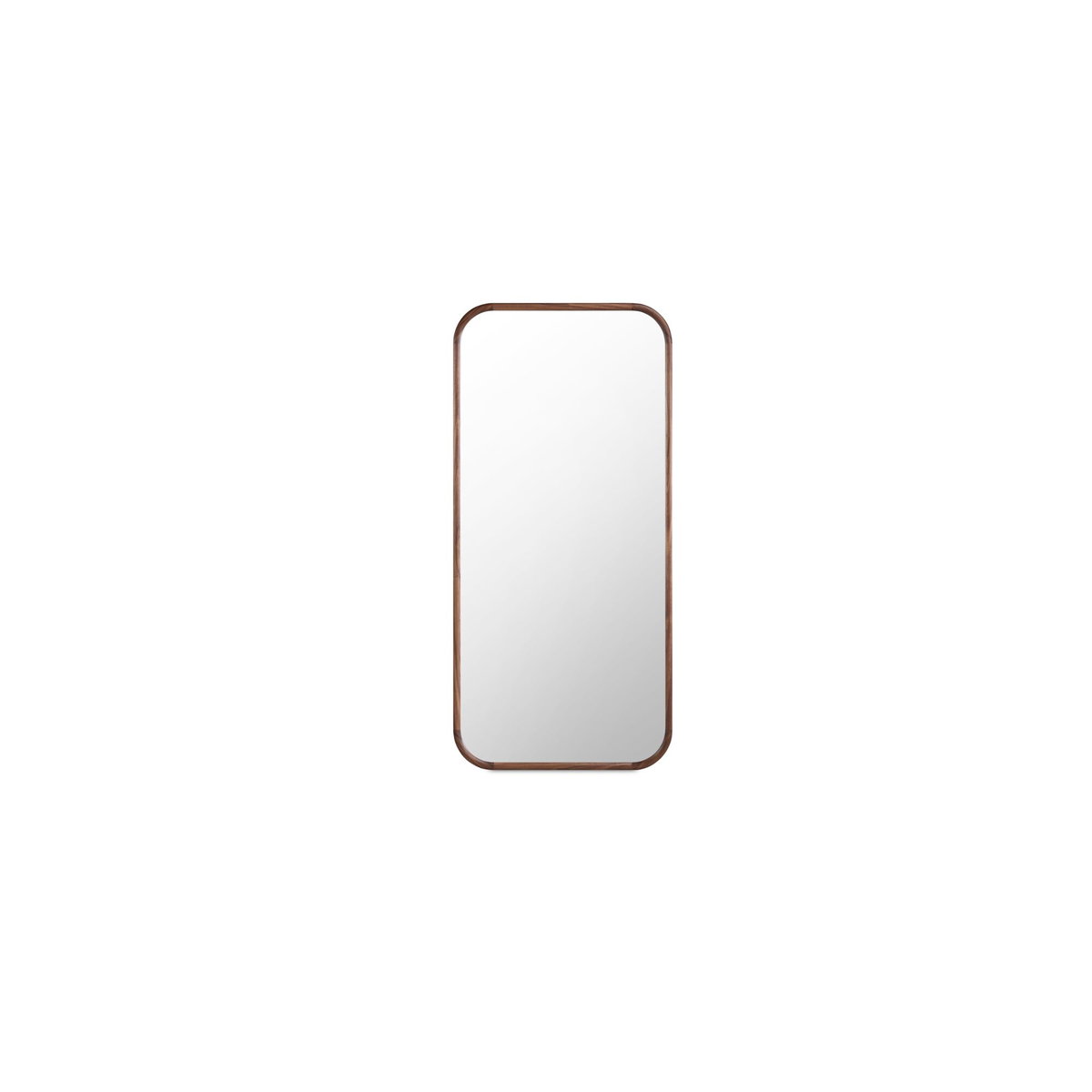 Kai Floor Mirror Walnut, by Moe's Home, 32" width x 68" height x 1.8" depth View 1