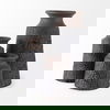 Sefina III Large Brown/Black Patterned Ceramic Vase thumbnail 4