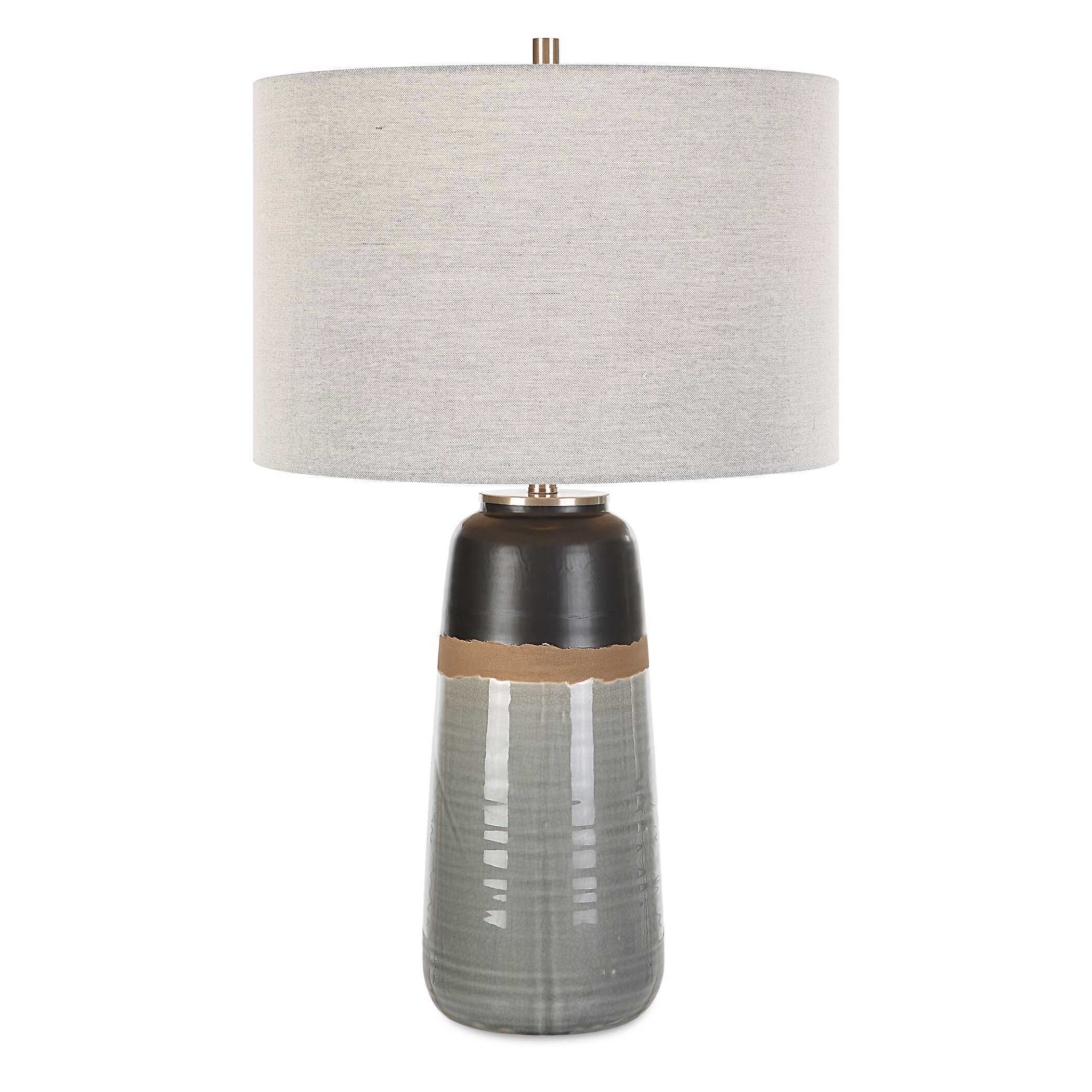 Coen Gray Table Lamp large image 