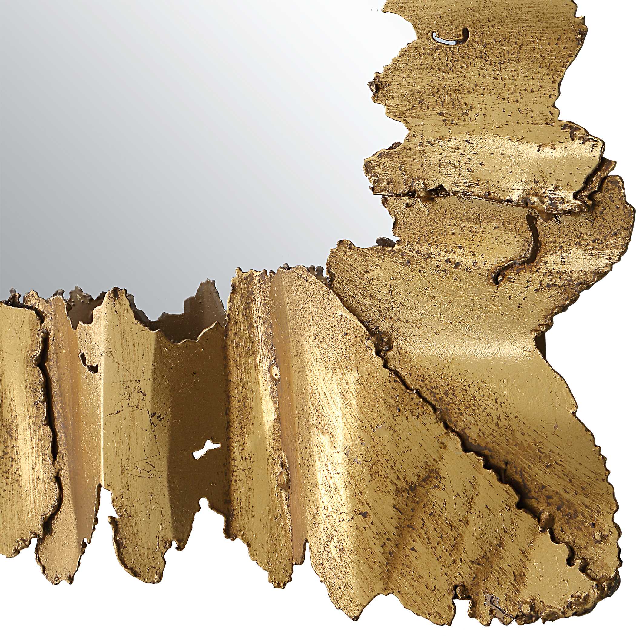 Lev Antique Gold Mirror large image 