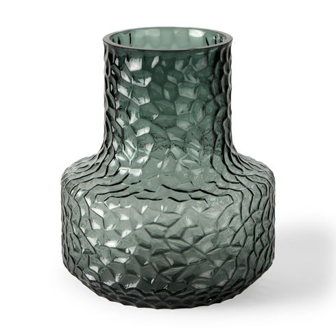 Jolene 7" Green Waterglass Glass Vase