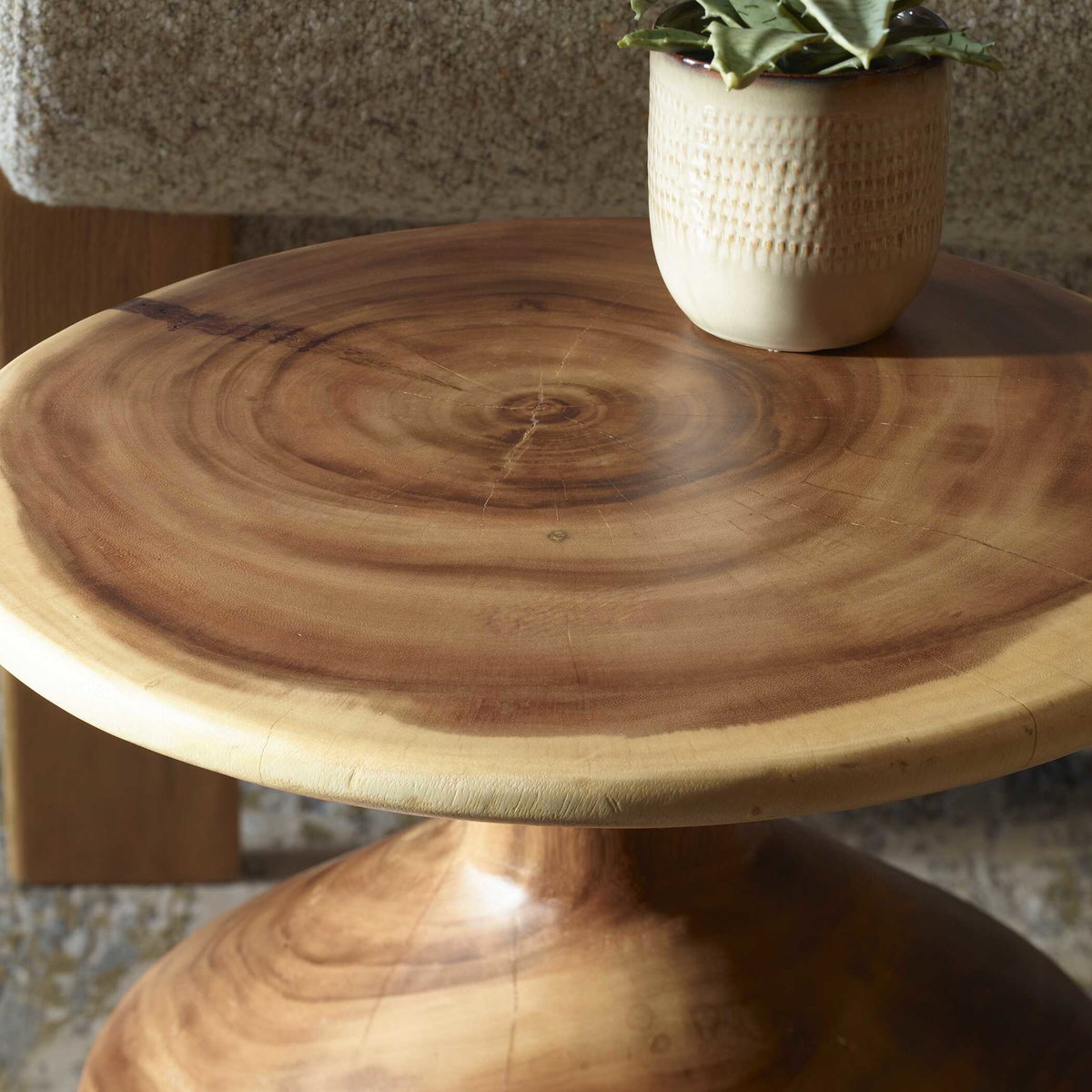 Lynx Hourglass Accent Table, Side & End Table by Uttermost, 17.5" width x 20" height x 17.5" depth View 6