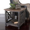 Spiro Reclaimed Wood End Table, Side & End Table by Uttermost, 19.75" width x 21.62" height x 19.75" depth thumbnail 2