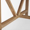 Viktor 84'L Light Brown Solid Wood Dining Table thumbnail 7