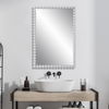 Serna White Vanity Mirror thumbnail 1