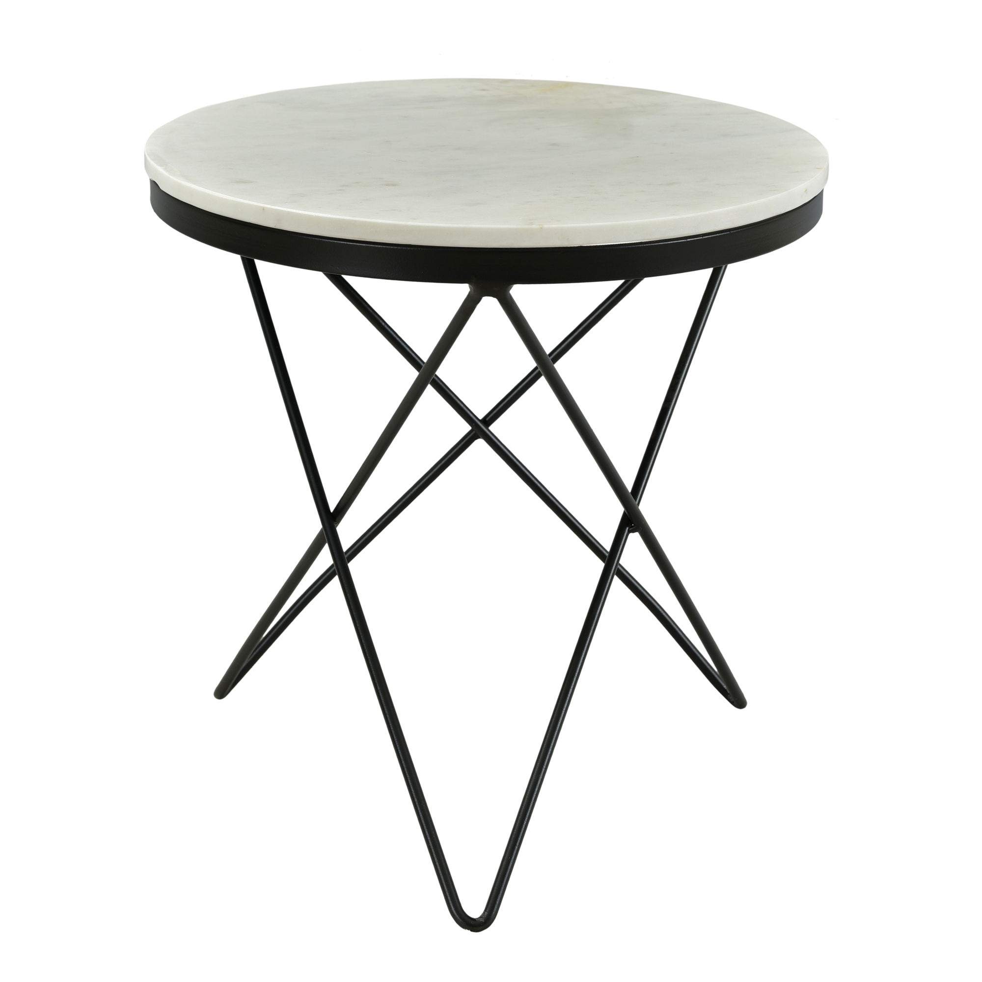 Haley Side Table Black large image 